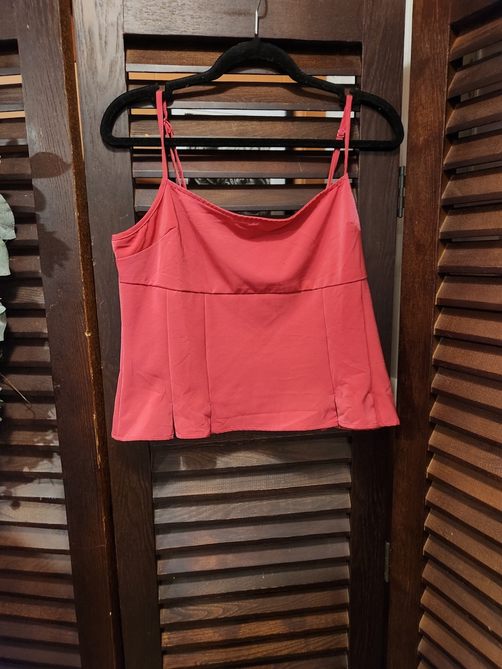 Urban Outfitters Coral Pink Spaghetti Strap Tank